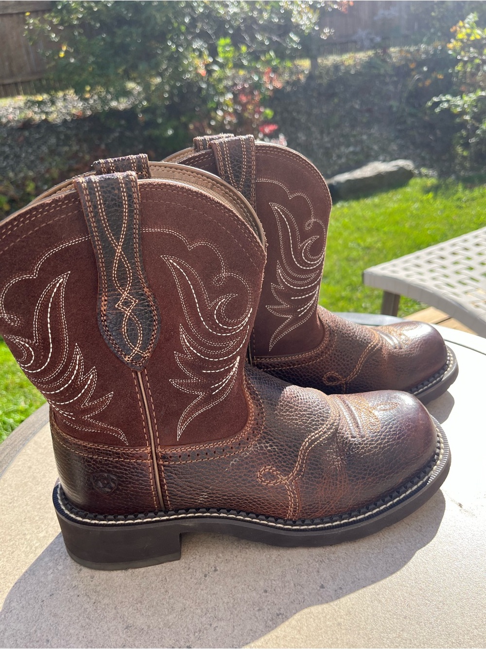 Ariat Women's Fatbaby Heritage Dapper Western Boots - Size 9B